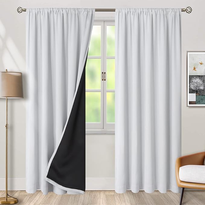 BGment 100% Blackout 80 Inch Curtains - Image 2