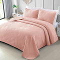 Exclusivo Mezcla California King Quilt Bedding Set, Blush Pink | Lightweight by ExclusivoMezcla