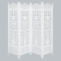 Lightnpro 4-Panel Wooden Room Divider 72"×72" by Lightnpro