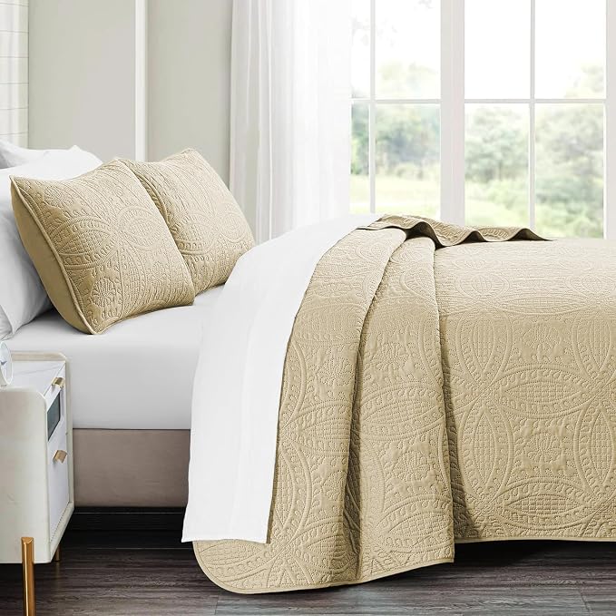 akkialla Twin Quilt Bedding Set, Lightweight Soft Bedspread Coverlet, Modern - Image 4