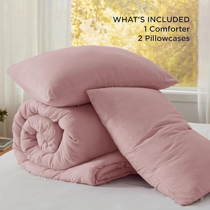 Bedsure Queen Comforter Set, 3 Pieces GentleSoft™ Bed Set, 1 Lightweight - Image 6