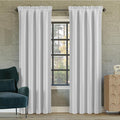 Sun Zero Oslo Theater Grade Extreme 100% Blackout Rod Pocket Curtain Panel by SunZero%E2%84%A2