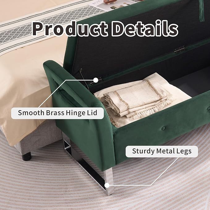 Chifee & Vingol Storage Bench - Image 4