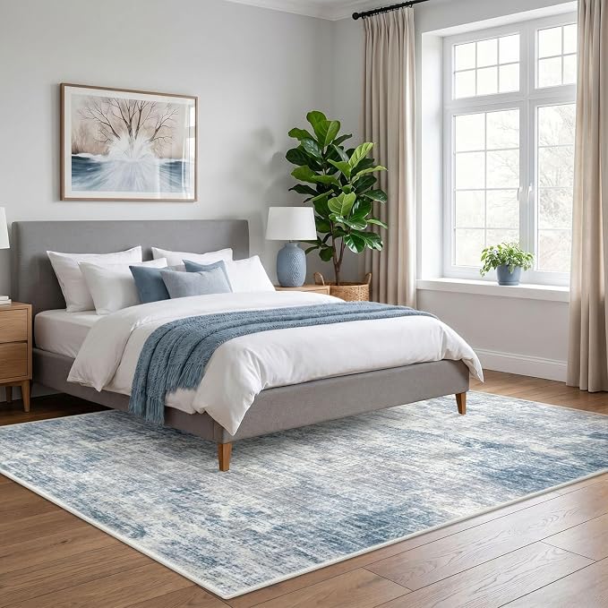Abstract Area Rugs 5x7 Ft Washable Rugs - Image 9