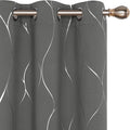 Deconovo Curtains for Living Room, Pattern Blackout Curtains 84 Inches Long | by Unknown