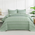 Sage Green California King Quilt Set by Andency