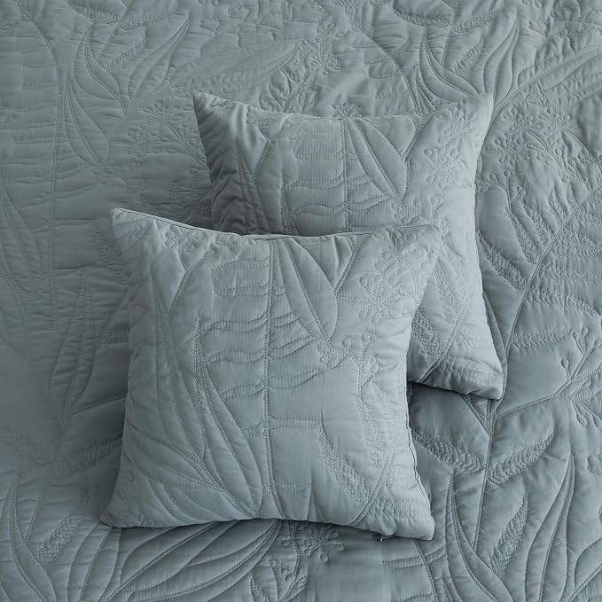 HZ & HY Oversized King Bedspreads, 5-Piece Quilt Set, Lightweight Reversible - Image 8