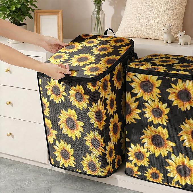 2pcs blanket storage bag for under bed, closet organizers 95L | clothing - Image 6