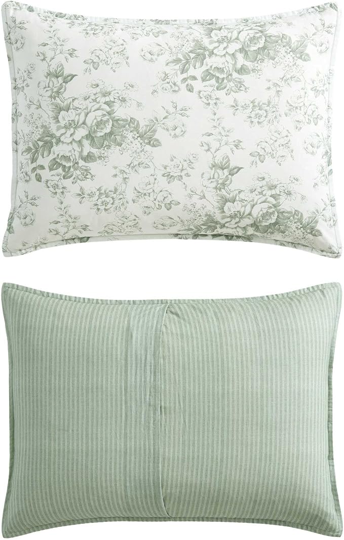 Laura Ashley - King Comforter Set, Premium Cotton Bedding - Image 8