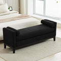 66.34" End of Bed King Size Bench Boucle by Aortzio