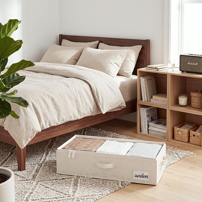 StorageWorks 5 Inch Low Profile Under Bed Storage Containers - Image 5