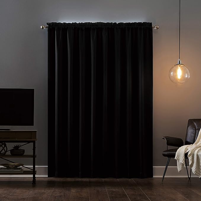 Sun Zero Oslo Theater Grade Extreme Total Blackout Rod Pocket Curtain Panel - Image 2