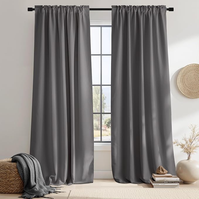 NICETOWN Bedroom Blackout Curtain Panels - Image 2