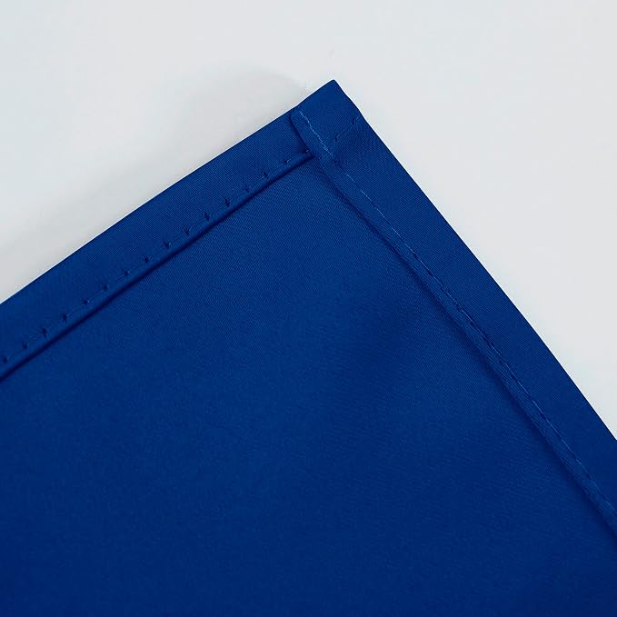 Blackout Curtains 52 x 63 inch/Royal Blue Curtains Set of 2 Panels/Thermal - Image 8