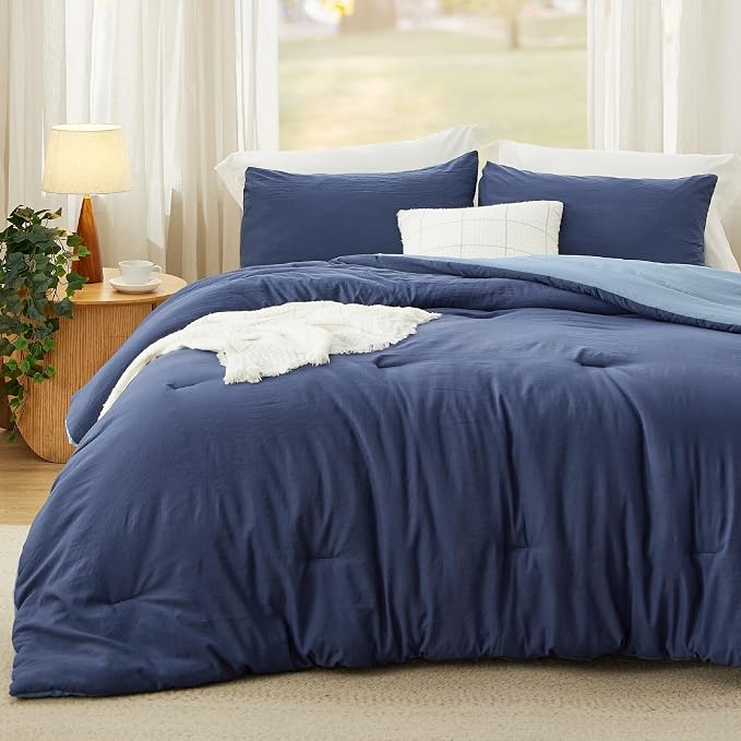 Bedsure King Comforter Set, 3 Pieces GentleSoft™ Bed Set, 1 Lightweight - Image 2