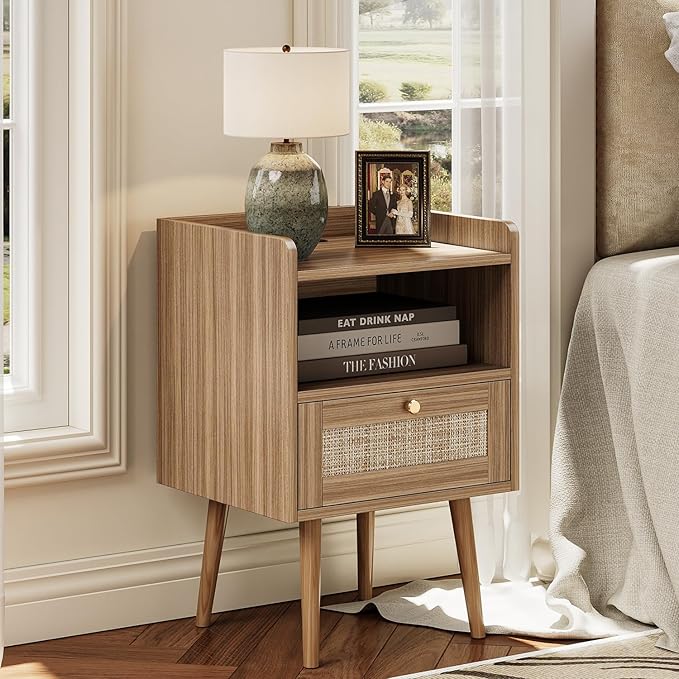 MECHYIN Night Stand Set 2, Nightstands Set of 2 - Image 2