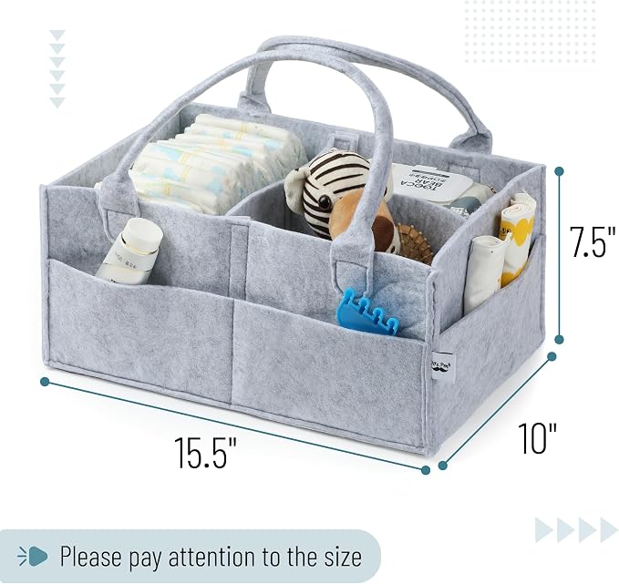 Mr. Pen- Baby Diaper Caddy Organizer, Large | Nursery Storage Bin and Car - Image 2