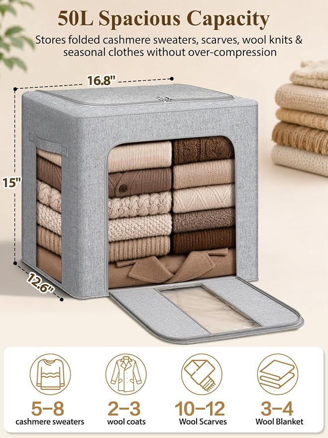 punemi 50L Cashmere Sweater Storage Bag - Image 2