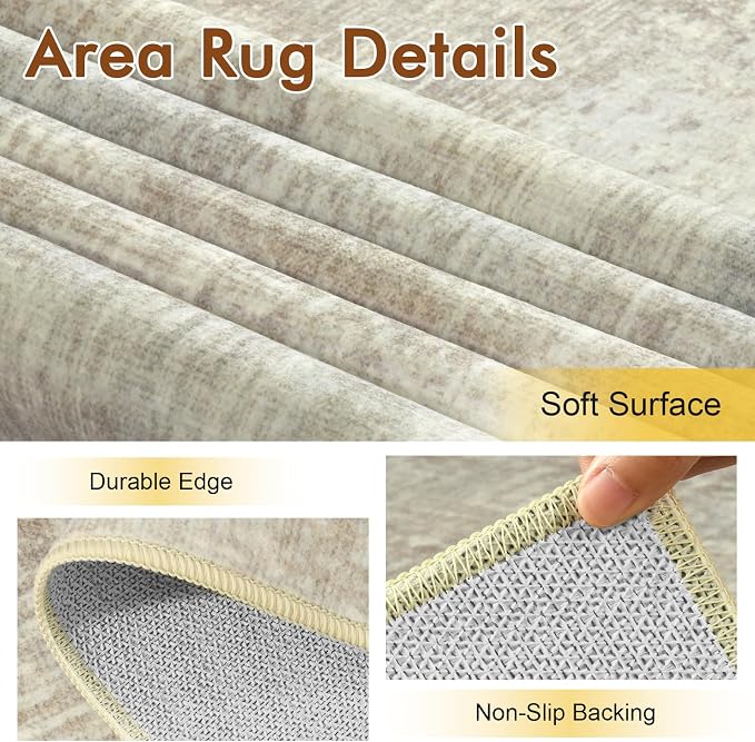9x12 Ft Extra Large Washable Area Rugs - Image 6