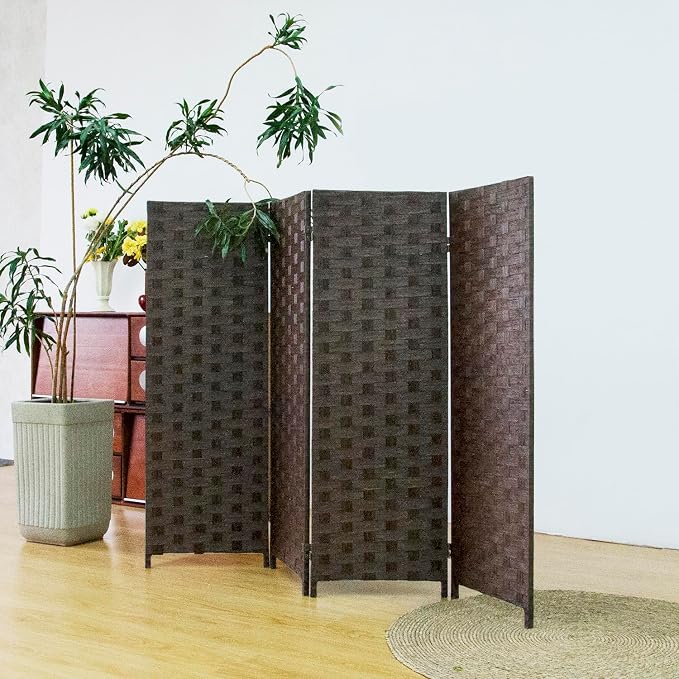 4 Panel Double Sided Short Room Divider - Image 2