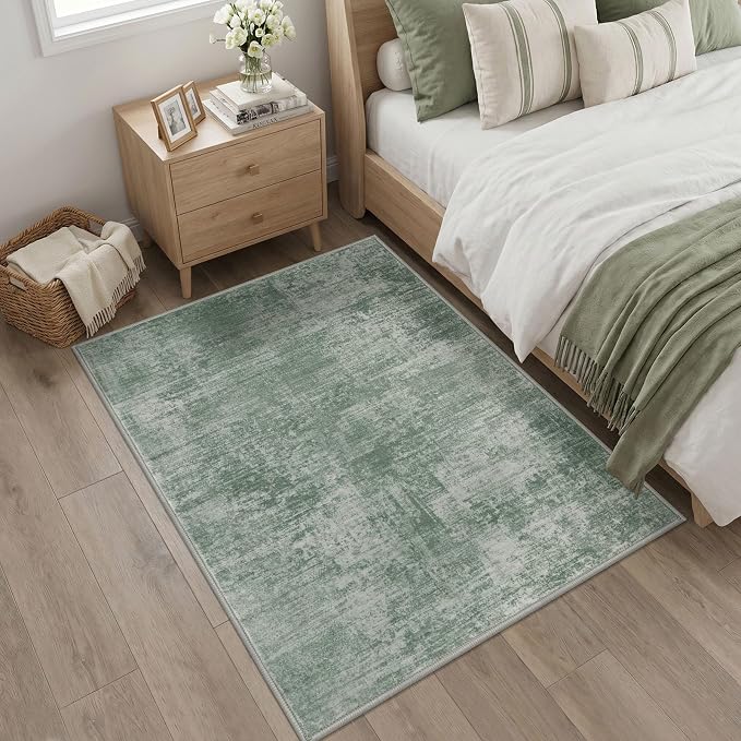 Abstract Area Rug 4x5 Ft Washable Rugs - Image 9
