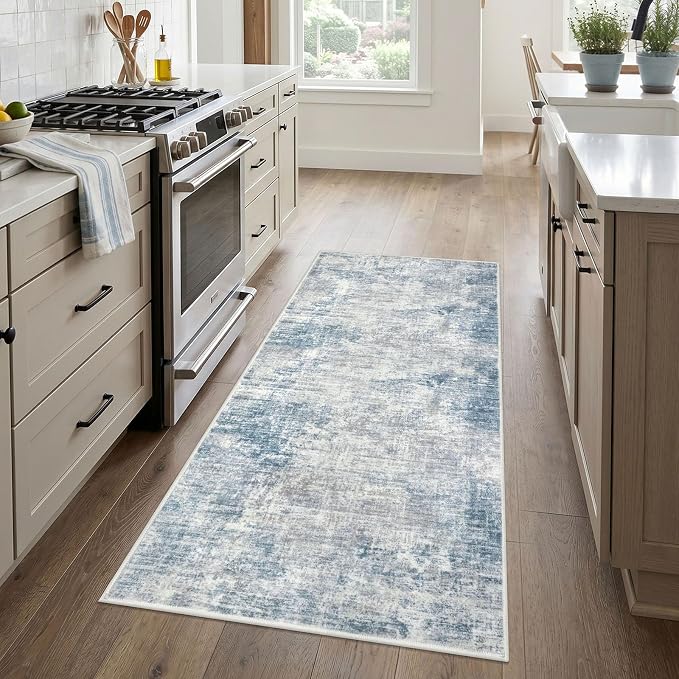Abstract Runner Rug 3x6 Ft Washable Runners - Image 3