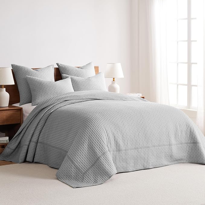 Levtex Home Cross Stitch Reversible Full Bedspread Set - Image 2