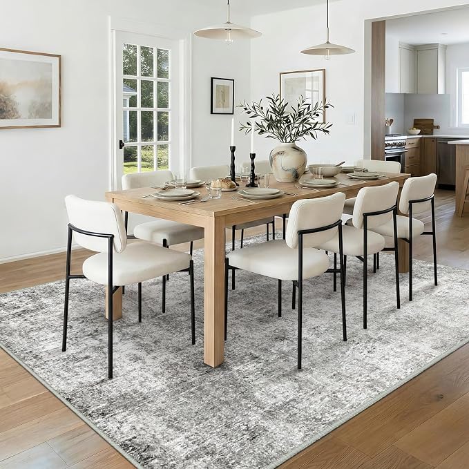 RELEANY Washable 7'x9' Abstract Area Rug - Image 3