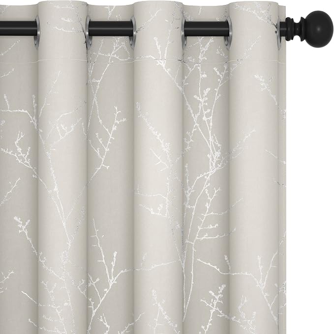 Deconovo Living Room Curtains 84 Inches Long, Thermal Insulated, Room Darkening - Image 2
