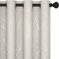 Deconovo Living Room Curtains 63 Inches Long, Thermal Insulated, Room Darkening by Unknown