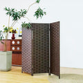 3 Panel Double Sided Short Room Divider by Furnnylane