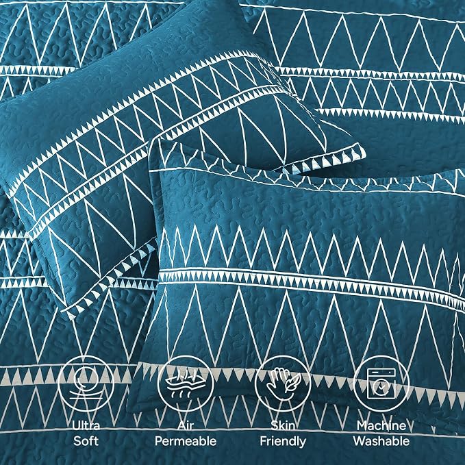 Teal Quilts Queen Size - Image 5
