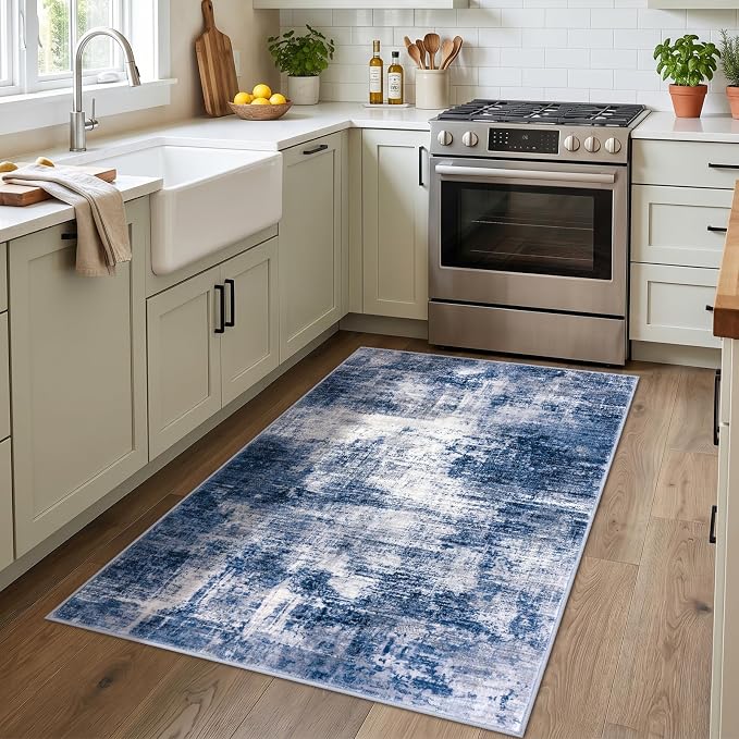 Abstract Area Rug 3x4 Ft Washable Rugs - Image 2