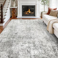 RELEANY Washable 10'x14' Abstract Area Rug by RELEANY