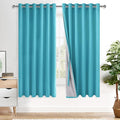 XWZO 100% Blackout Curtains 63 Inches Long by XWZO