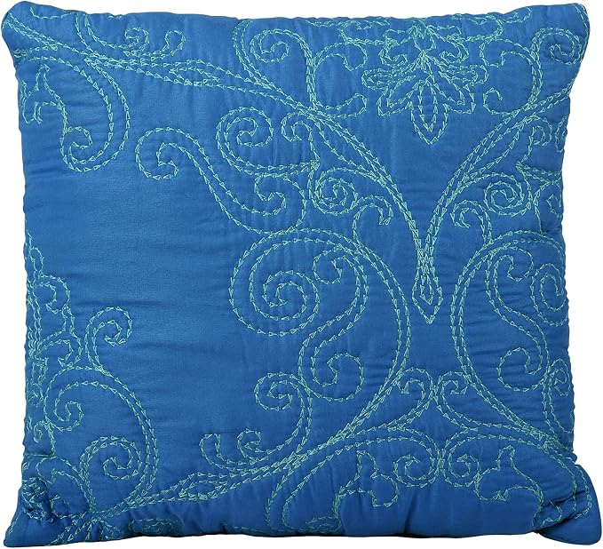 Home Soft Things Damask 4 Piece Bedspread Set, Scalloped Edge Reversible - Image 4