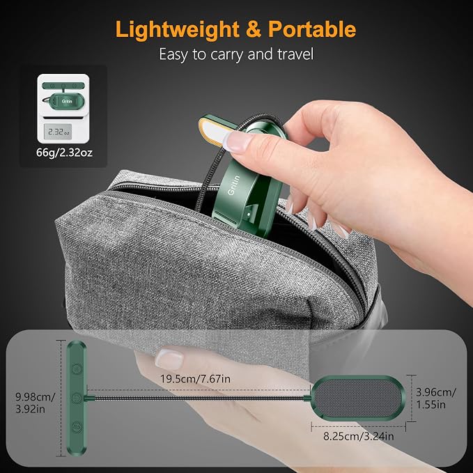 Gritin Rechargeable Book Light for Reading in Bed - Image 8