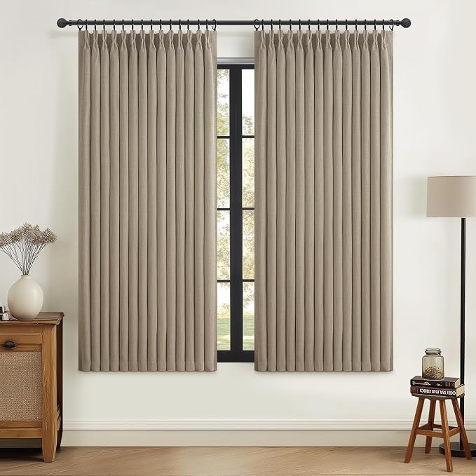 PleatedDrapes Black Out Curtains 63 Inch Long by PleatedDrapes