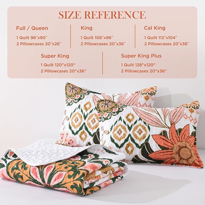 Quilt Queen Size, Reversible Polyester Coverlet Set - Image 5