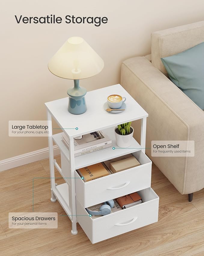 SONGMICS Nightstand, Bed Side Table, End Table - Image 4