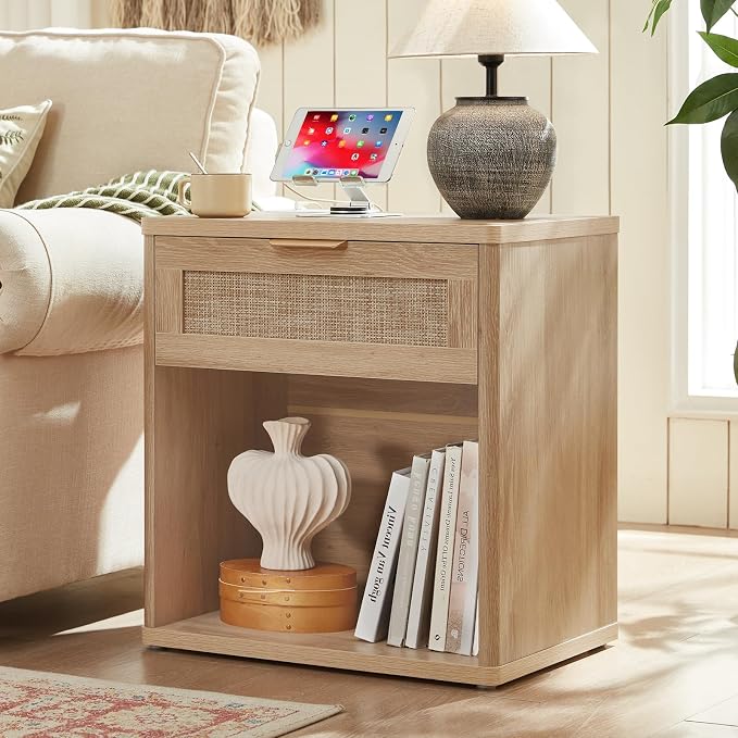 LEYAOYAO Rattan 23" Nightstands - Image 2