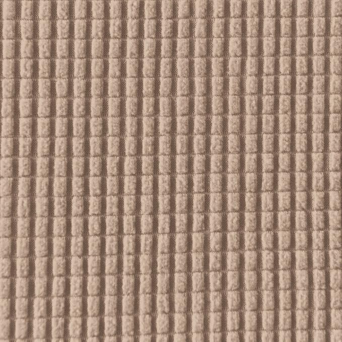 Easy-Going Stretch Oversized Sofa Slipcover 1-Piece Sofa Cover Furniture Protector Couch Soft with Elastic Bottom for Kids, Polyester Spandex Jacquard Fabric Small Checks Camel