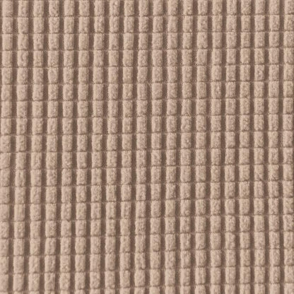 Easy-Going Stretch Oversized Sofa Slipcover 1-Piece Sofa Cover Furniture Protector Couch Soft with Elastic Bottom for Kids, Polyester Spandex Jacquard Fabric Small Checks Camel