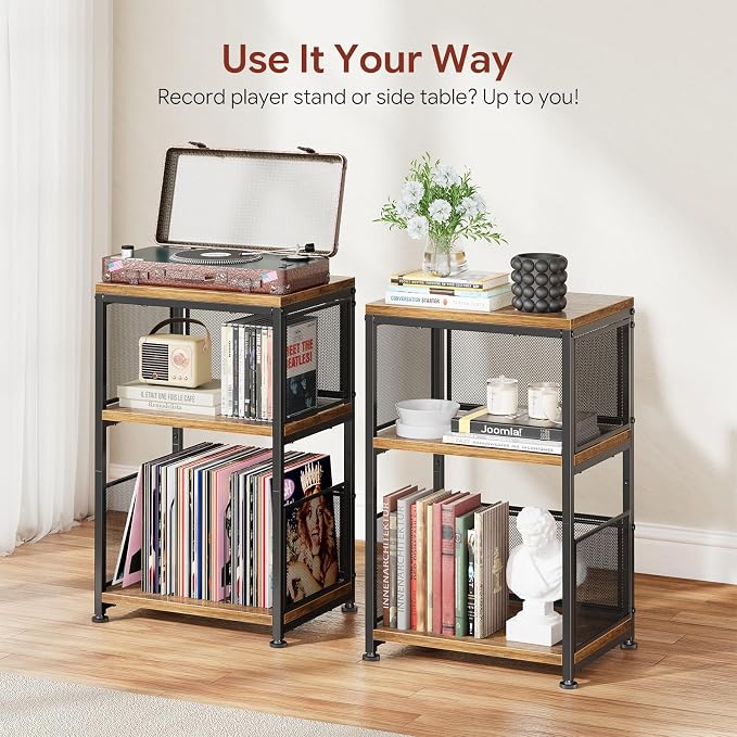 Simple Trending Record Player Stand, Turntable Stand - Image 6