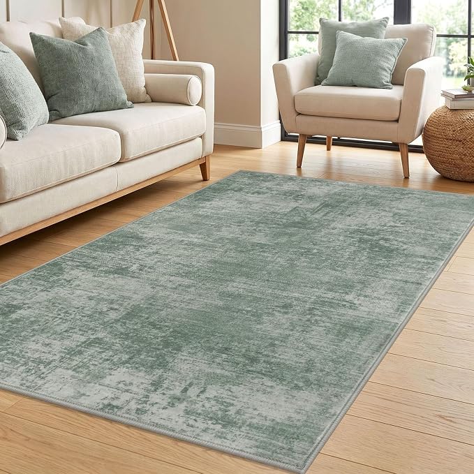Abstract Area Rug 4x6 Ft Washable Rugs by iOhouze
