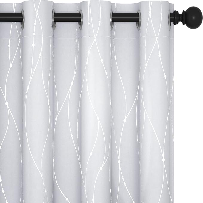 Deconovo Living Room Curtains 84 Inches Long, Thermal Insulated, Room Darkening by Unknown
