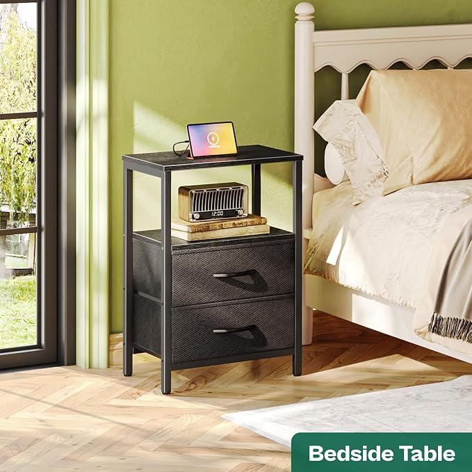 Huuger Nightstands Set of 2, End Tables - Image 2