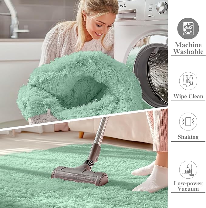 OLANLY 6x9 Machine Washable Large Area Rugs - Image 2