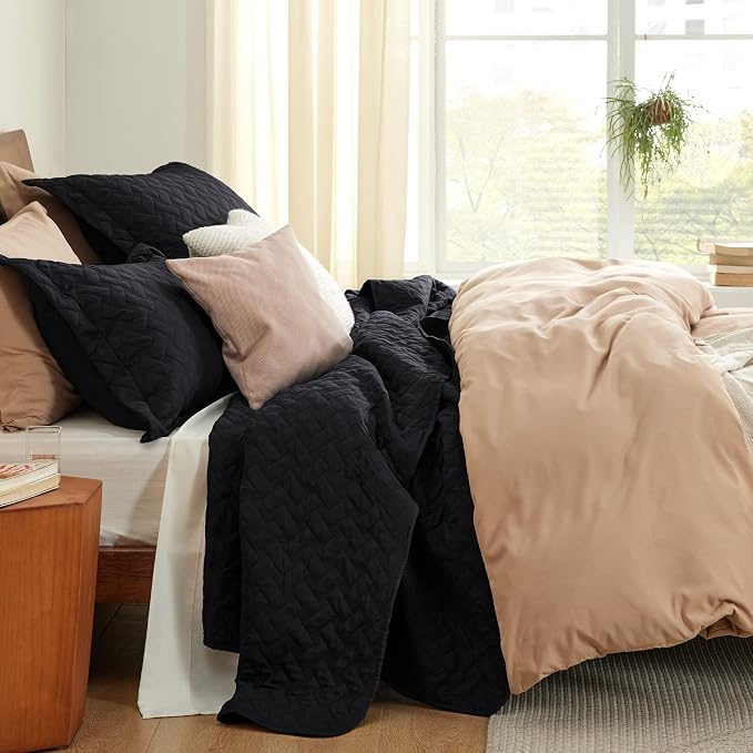 Bedsure Quilts Queen Size, Lightweight Comforter Set, Basket Weave, All-Season - Image 4