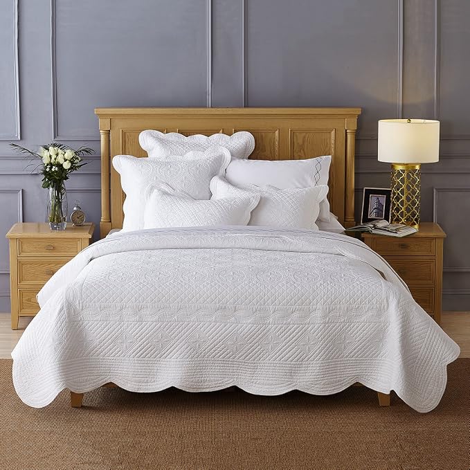 Calla Angel Sage Garden Luxury Pure Cotton Quilt by Calla+Angel